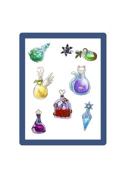 Comprar pegatinas pociones